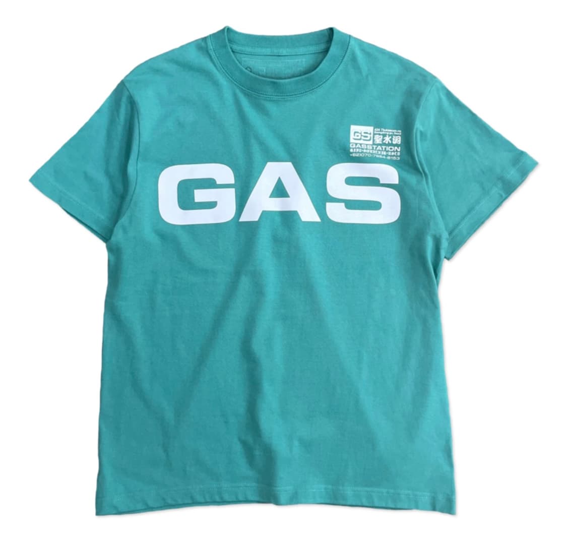 GAS STATION GAS 반팔 hazy green S 상품이미지1