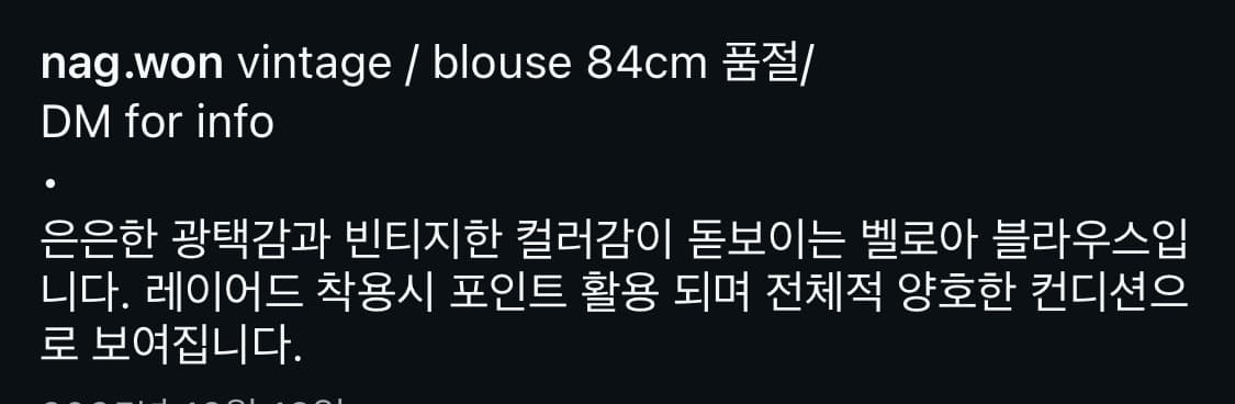 빈티지낙원 블라우스 상품이미지4