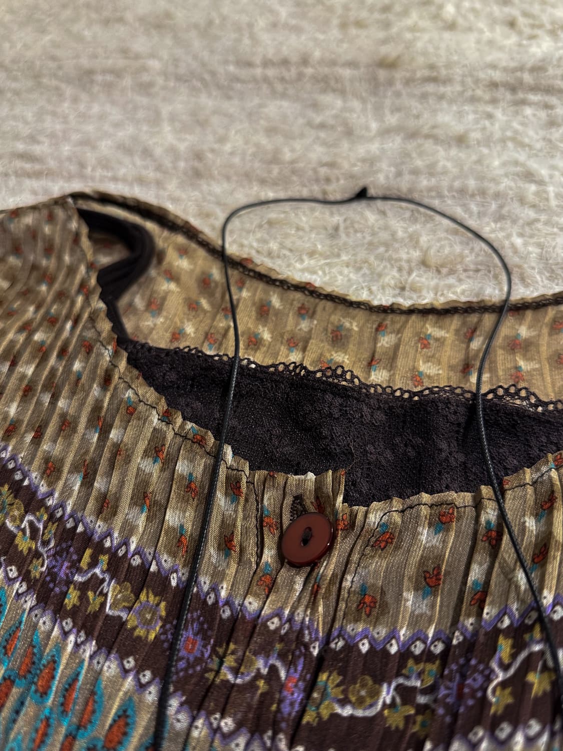 Ethnic See-through Button Cardigan 0259 상품이미지3