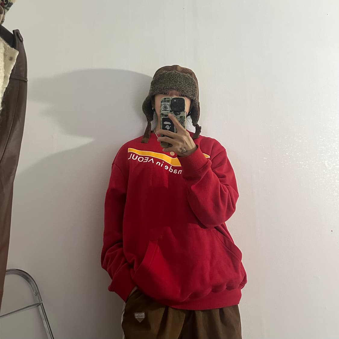 빈티지 카모 밀리터리 트루퍼햇 상품이미지2