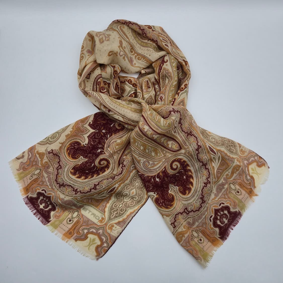 ETRO 에트로 울 실크 머플러 스카프 [JBFS10751-81-03] 상품이미지8