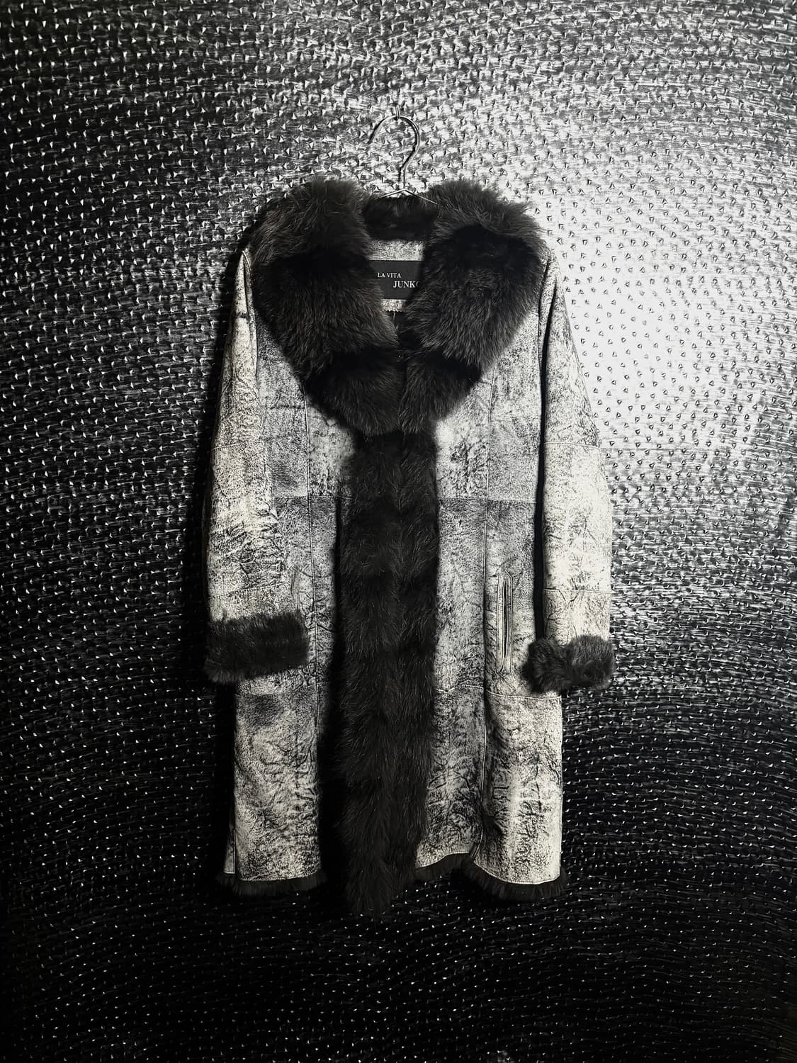 La vita junko 스웨이드 퍼코트 상품이미지1