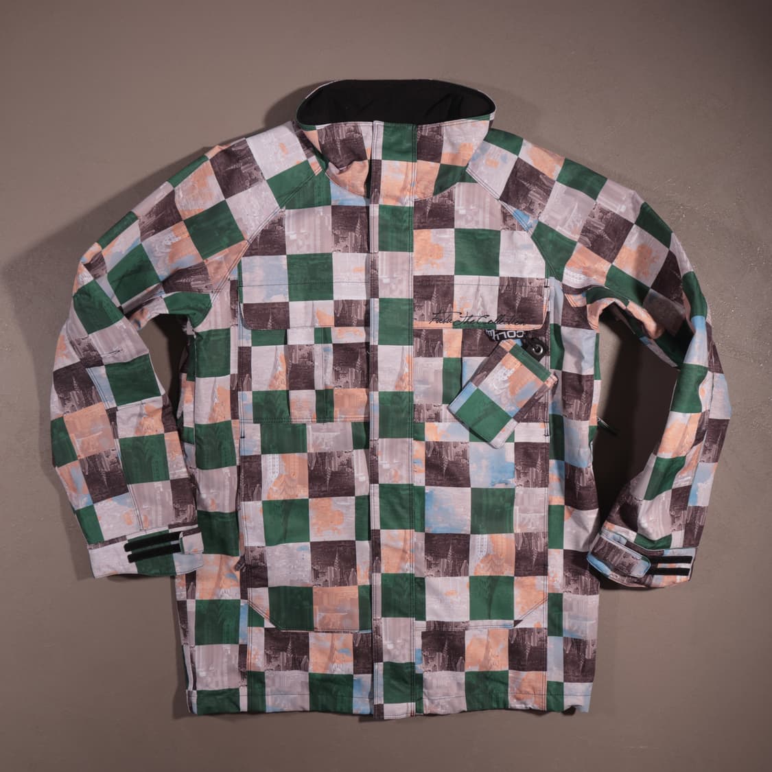 후부 체커보드 스키점퍼 상품이미지1