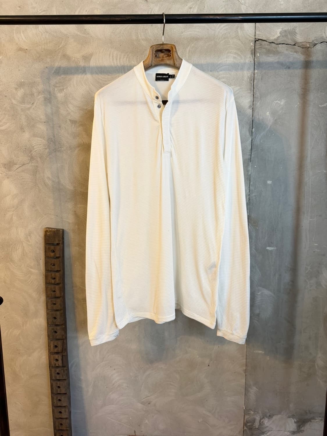 조르지오 아르마니 헨리넥 롱슬리브 티셔츠 100 상품이미지1