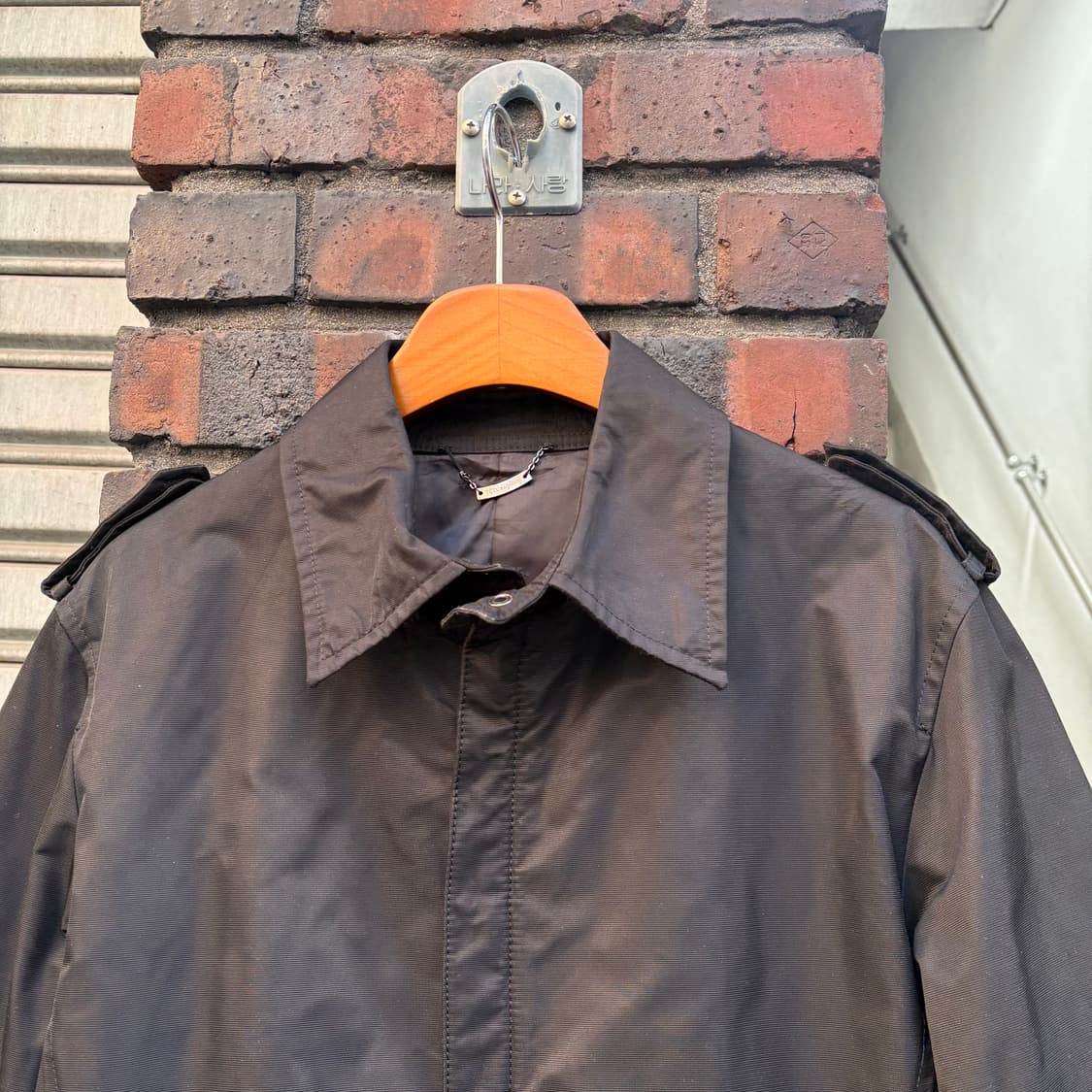 테테 옴므 블랙 폴리에스터 자켓 상품이미지2