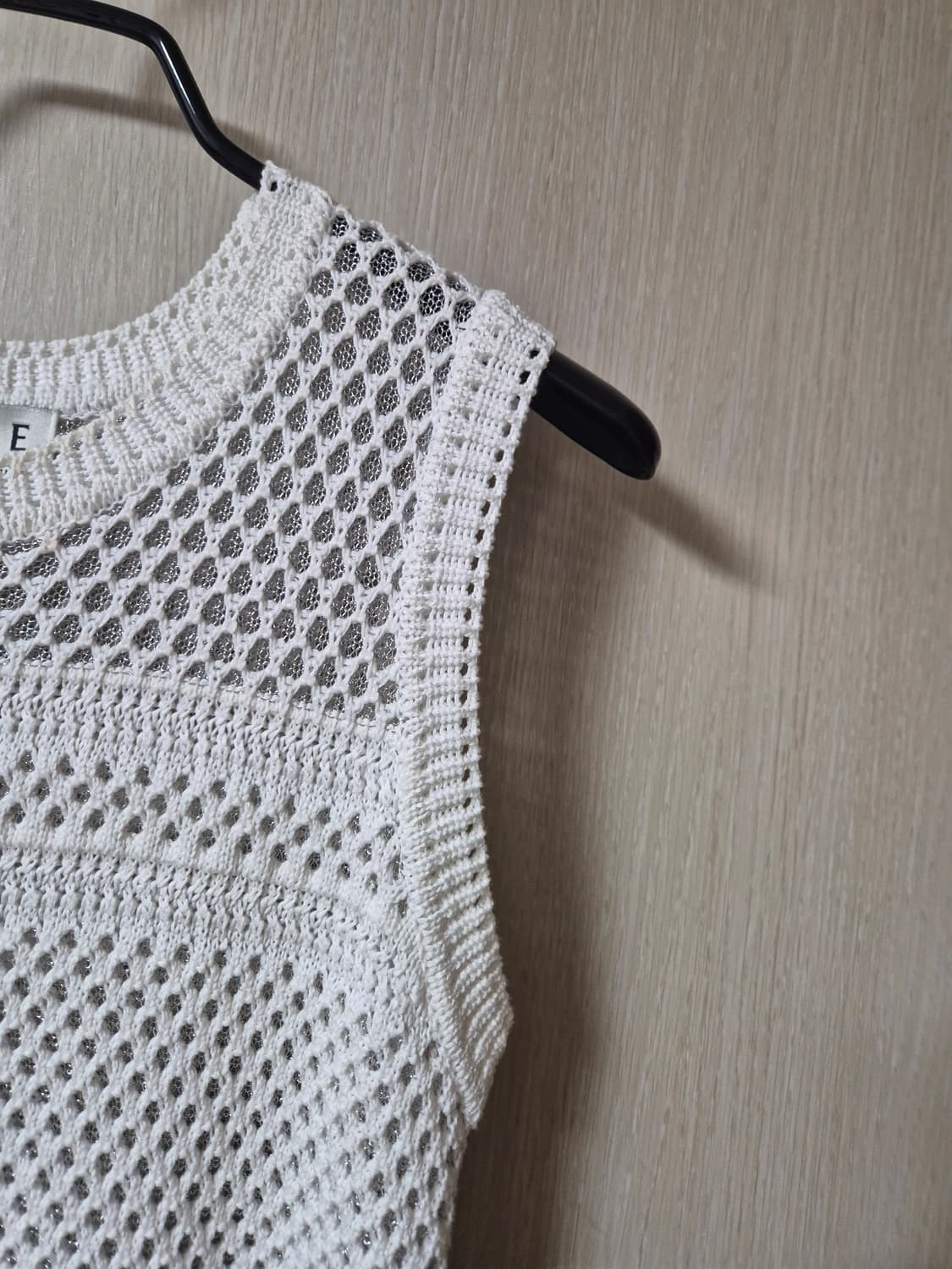 (23년) 타임 TIME  니트원피드 펀칭 민소매드레스  상품이미지3