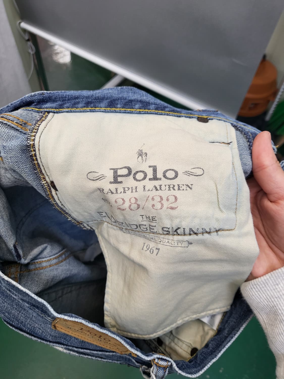 폴로 랄프로렌 데님 청바지 상품이미지5