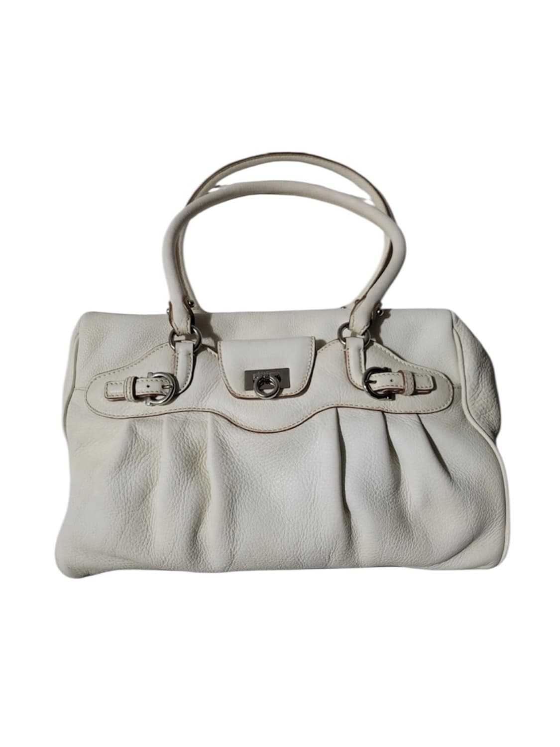 페레가모 화이트 토트백 숄더백 상품이미지1