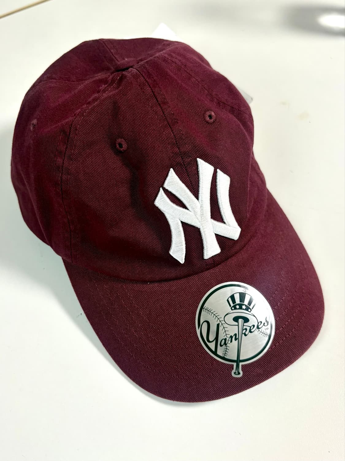 [카리나 착용] MLB 엠엘비 시그니처 언스트럭쳐 볼캡 모자 상품이미지5