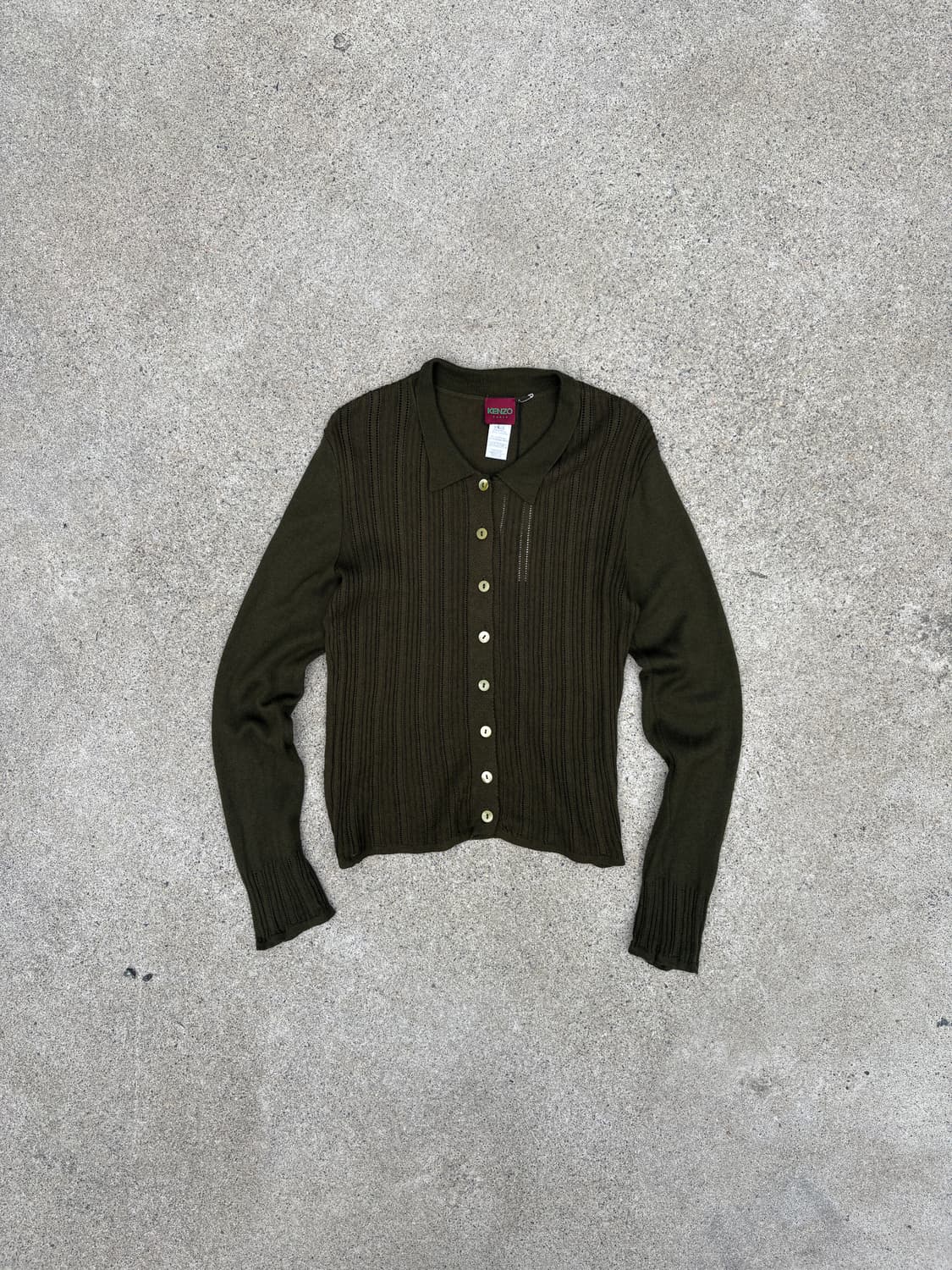 90‘s 겐조 가디건 made in FRANCE 상품이미지1