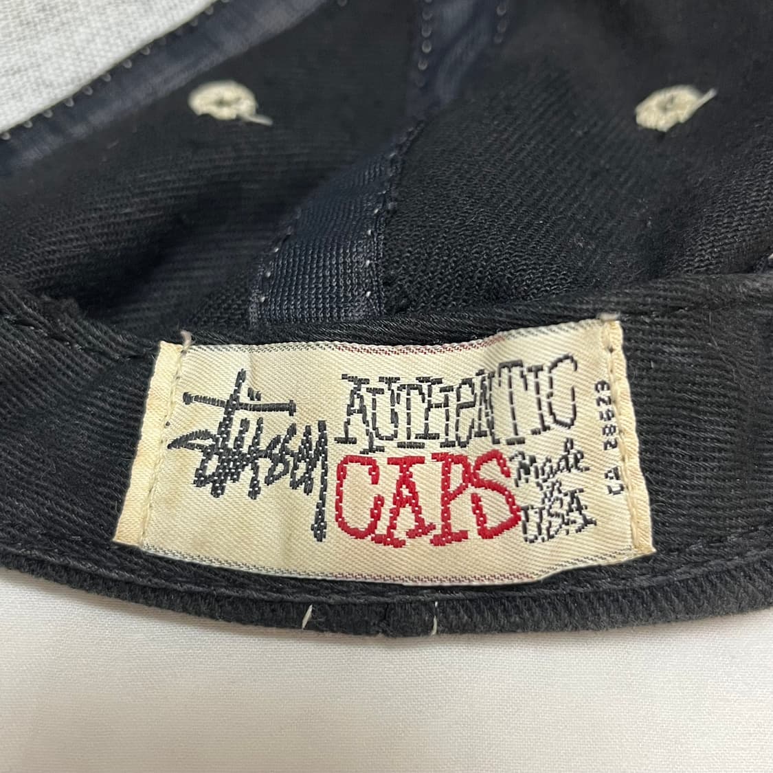 90s 빈티지 올드 스투시 롤렉스 로고 캡 모자 made in usa 상품이미지4