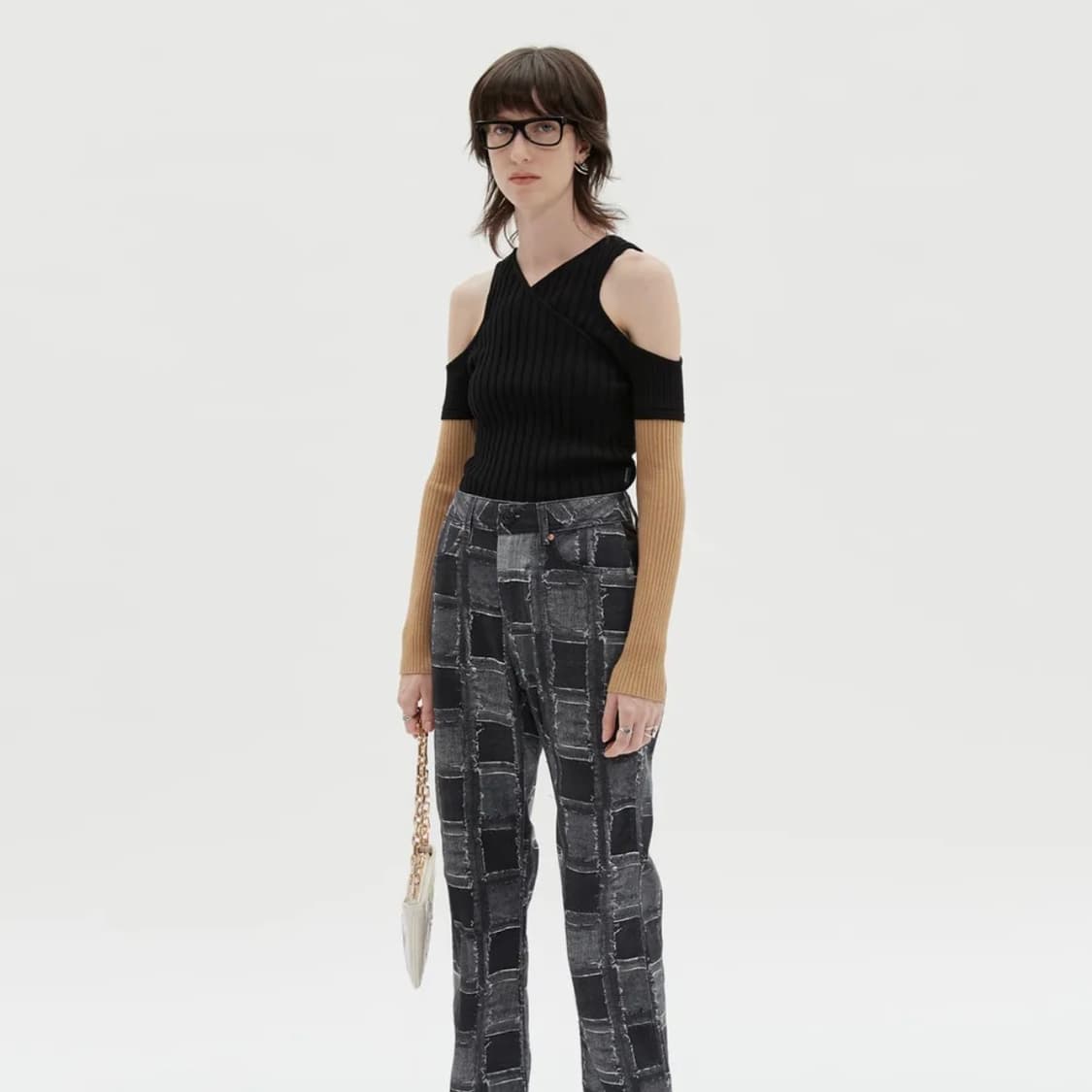 앤더슨벨 니트 오프숄더 상품이미지3