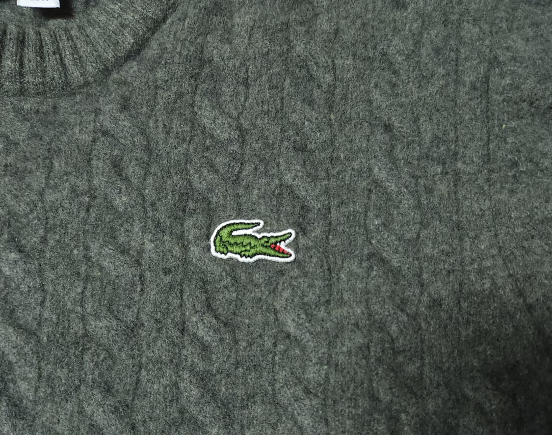 라코스테 쥬니어 케이블 풀오버 라운드 니트, 스웨터 상품이미지3