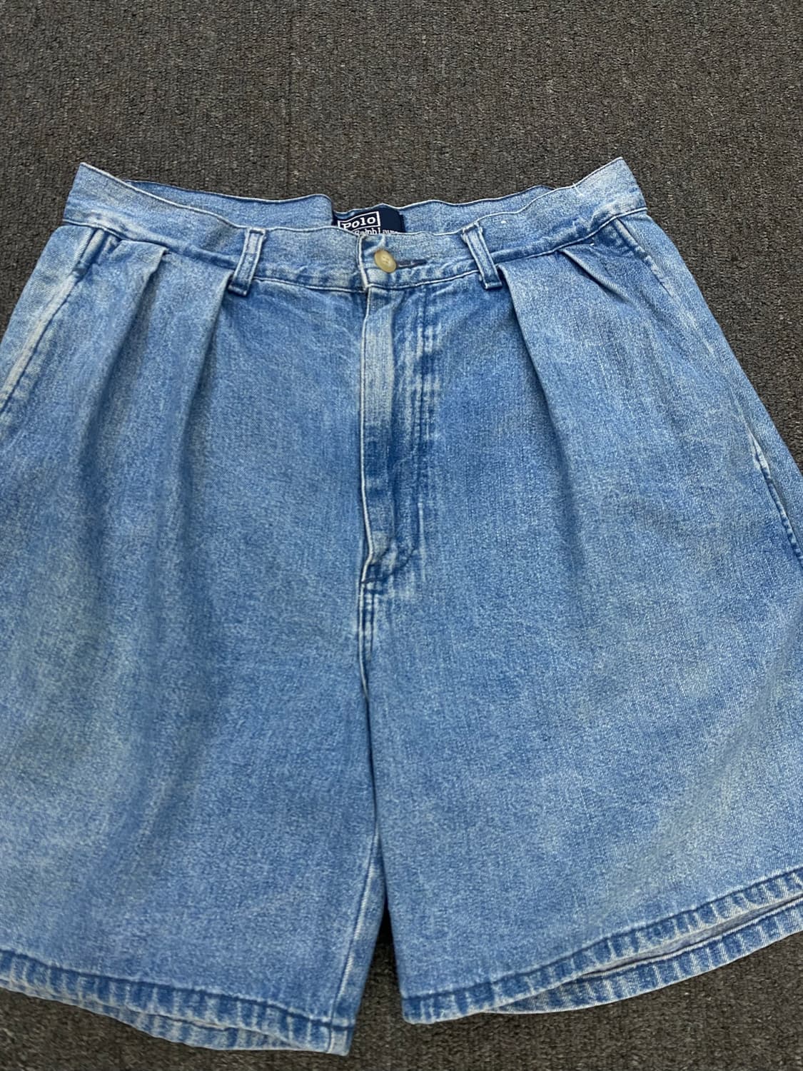 90s USA Polo 폴로 랄프로렌 데님 쇼츠 상품이미지4
