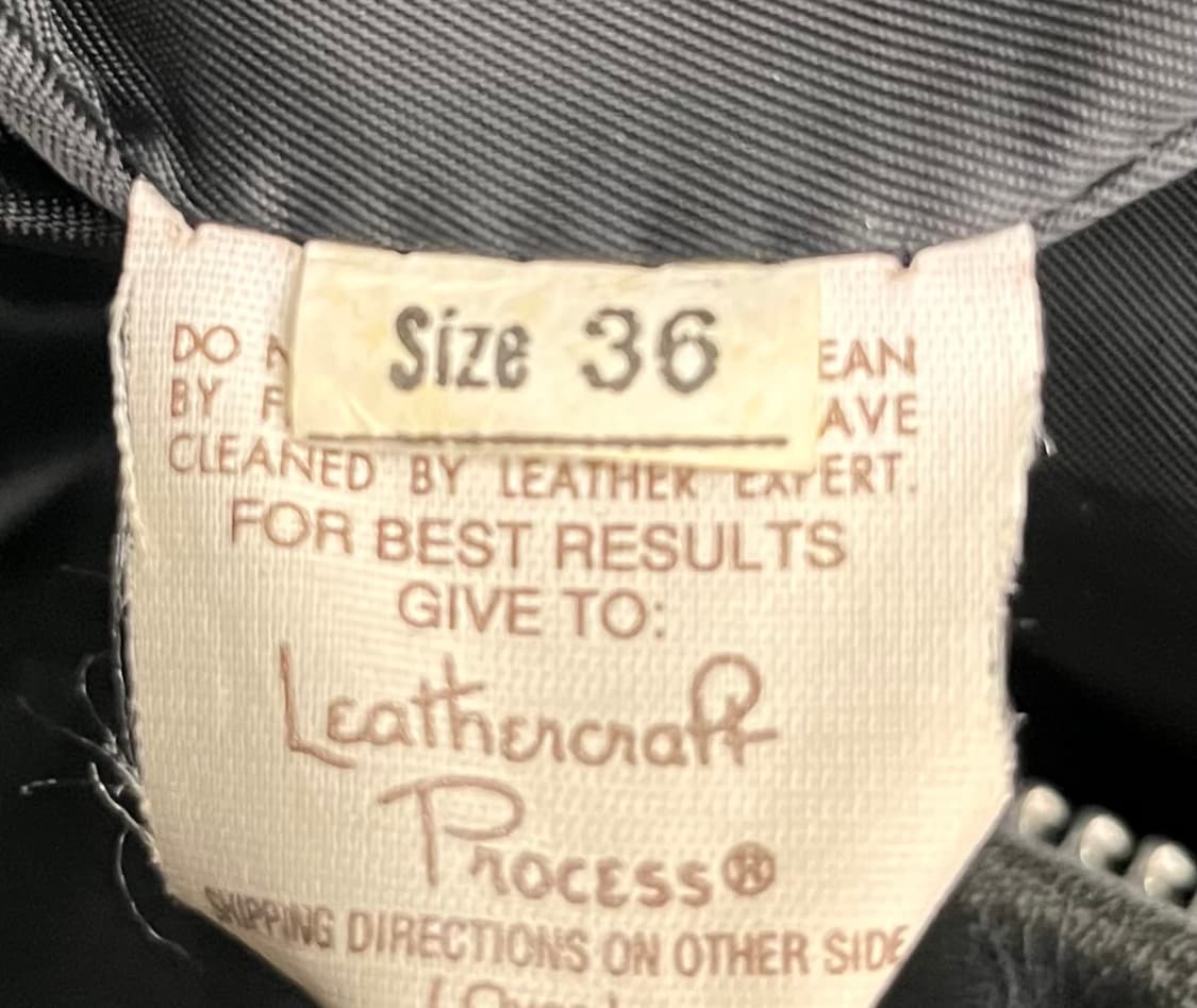 쇼트 Schott 가죽 베스트 36 상품이미지5