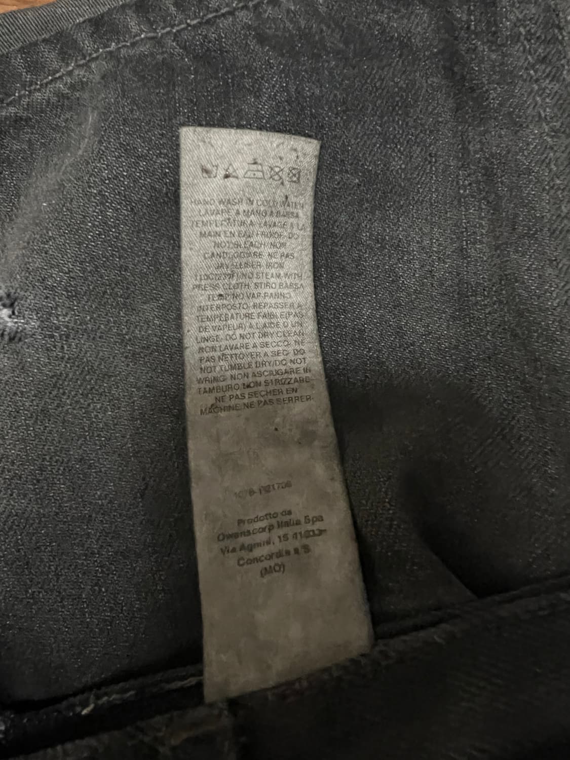 릭오웬스 볼란바나나컷 데님 다크더스트 31사이즈 상품이미지8