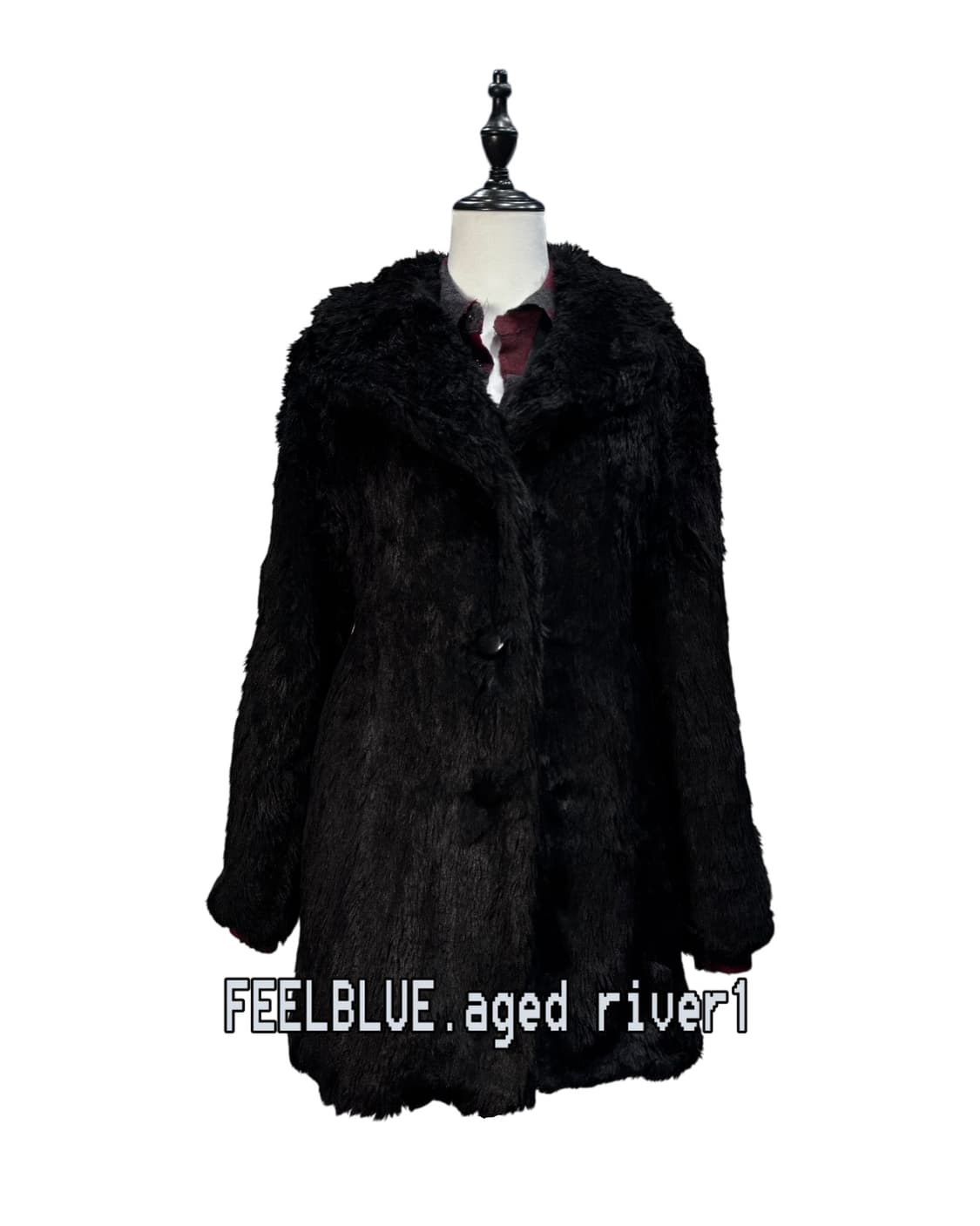 Black Fur Jacket 상품이미지1