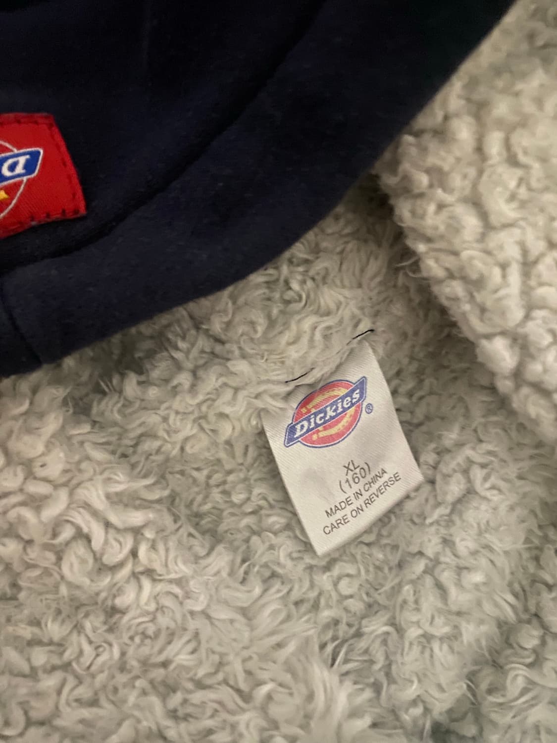 디키즈 양털 후드집업 키즈 160 상품이미지3