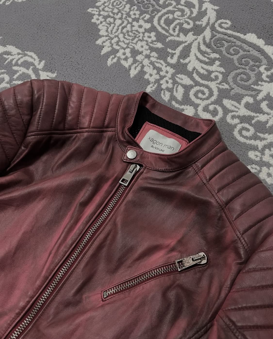 Xagon man washed leather jacket  상품이미지2