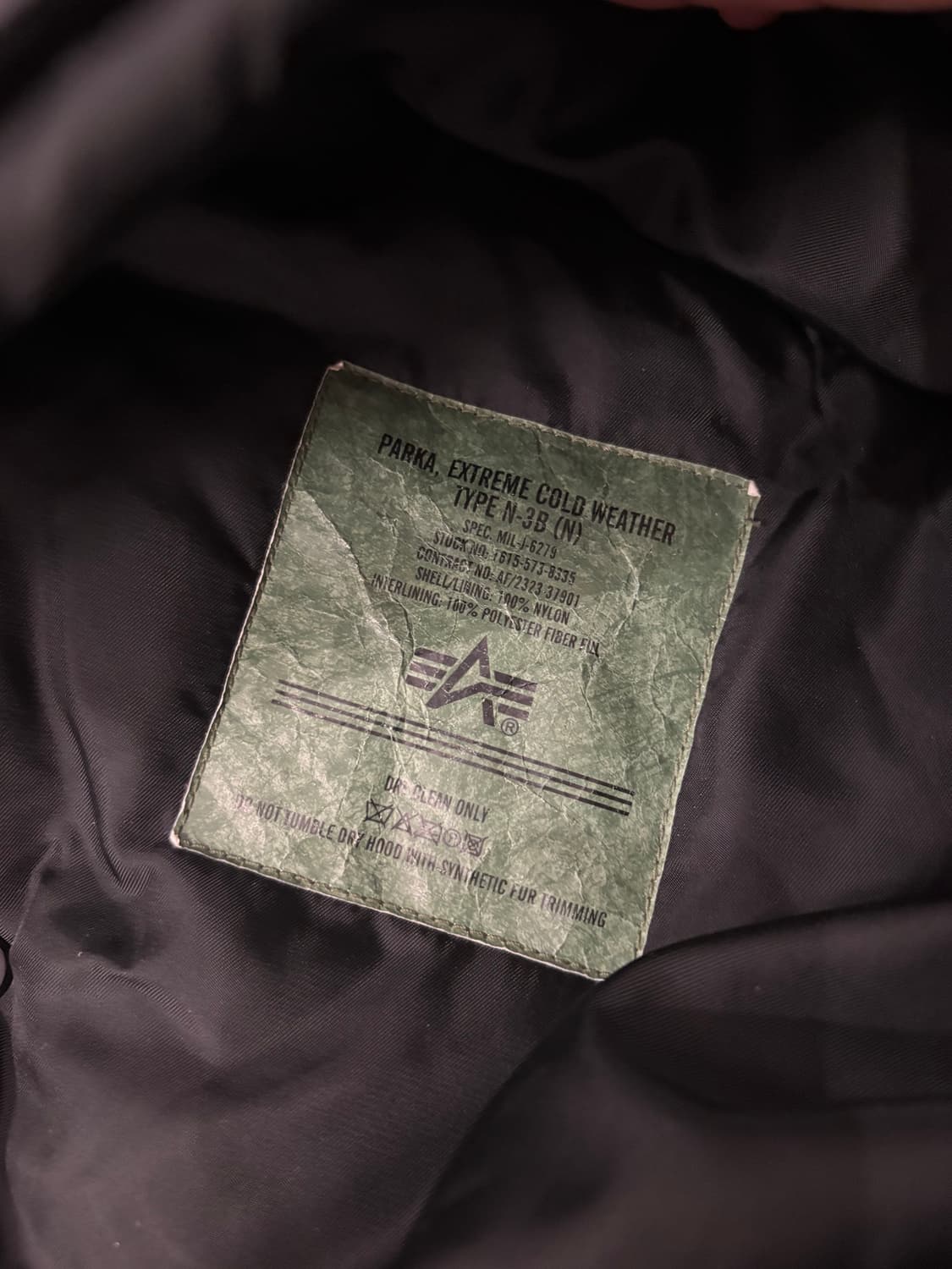 알파인더스트리 n-3b자켓 상품이미지4