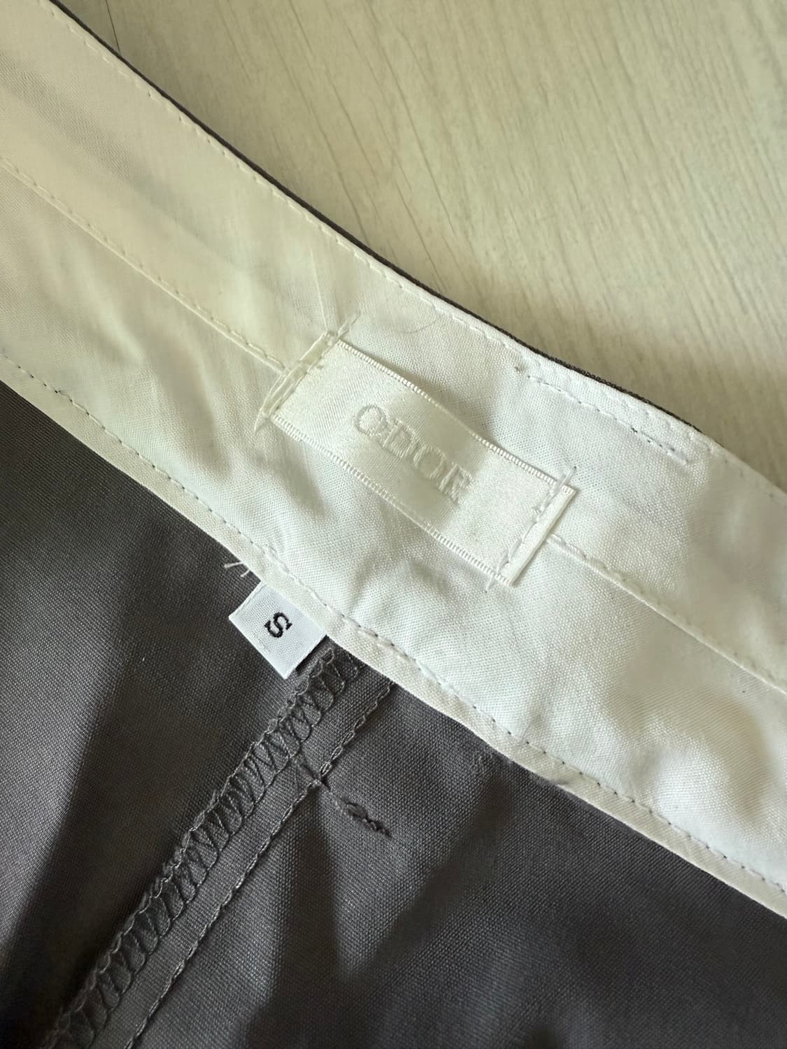 오도어 차콜 롱스커트 상품이미지3