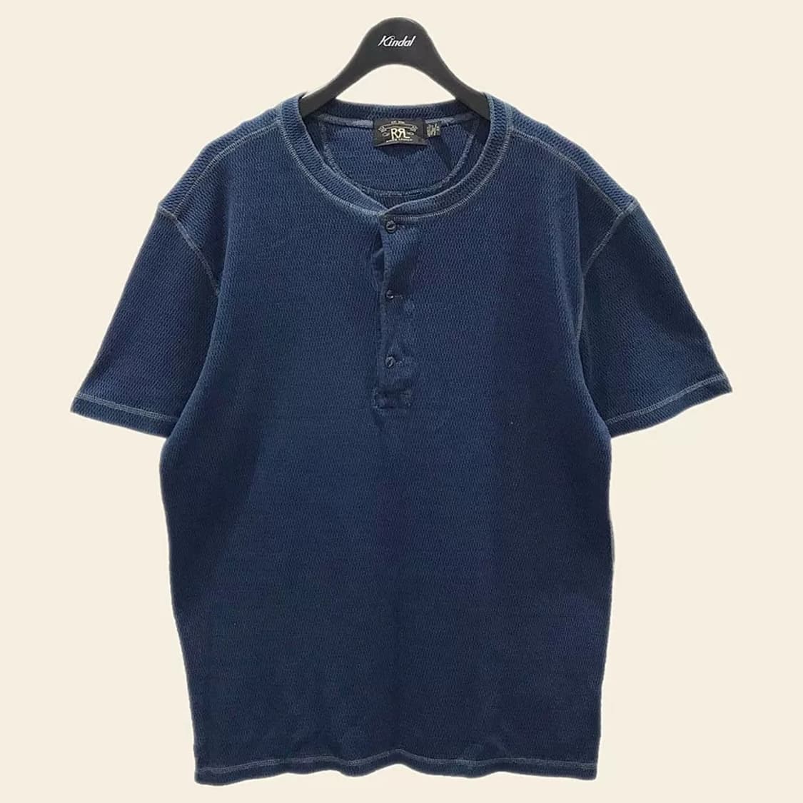 RRL 더블알엘 인디고 헨리넥 반팔 L 상품이미지1