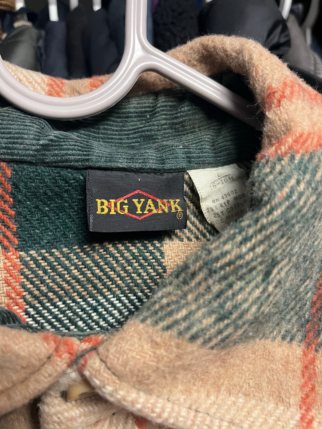 70s 빅양크 플란넬 셔츠 L사이즈 상품이미지2