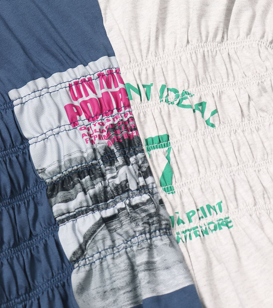 BEAMS HEART - REMAKE SHIRRING T SHIRT 상품이미지6