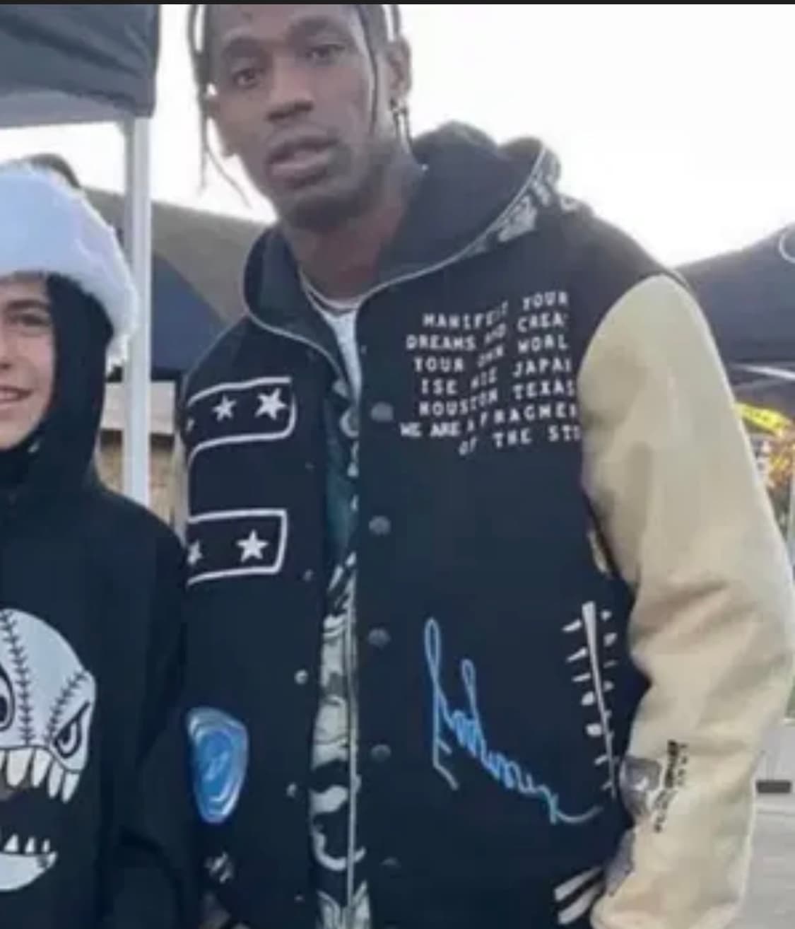 트래비스 스캇 X프라그먼트 바시티 자켓  상품이미지1