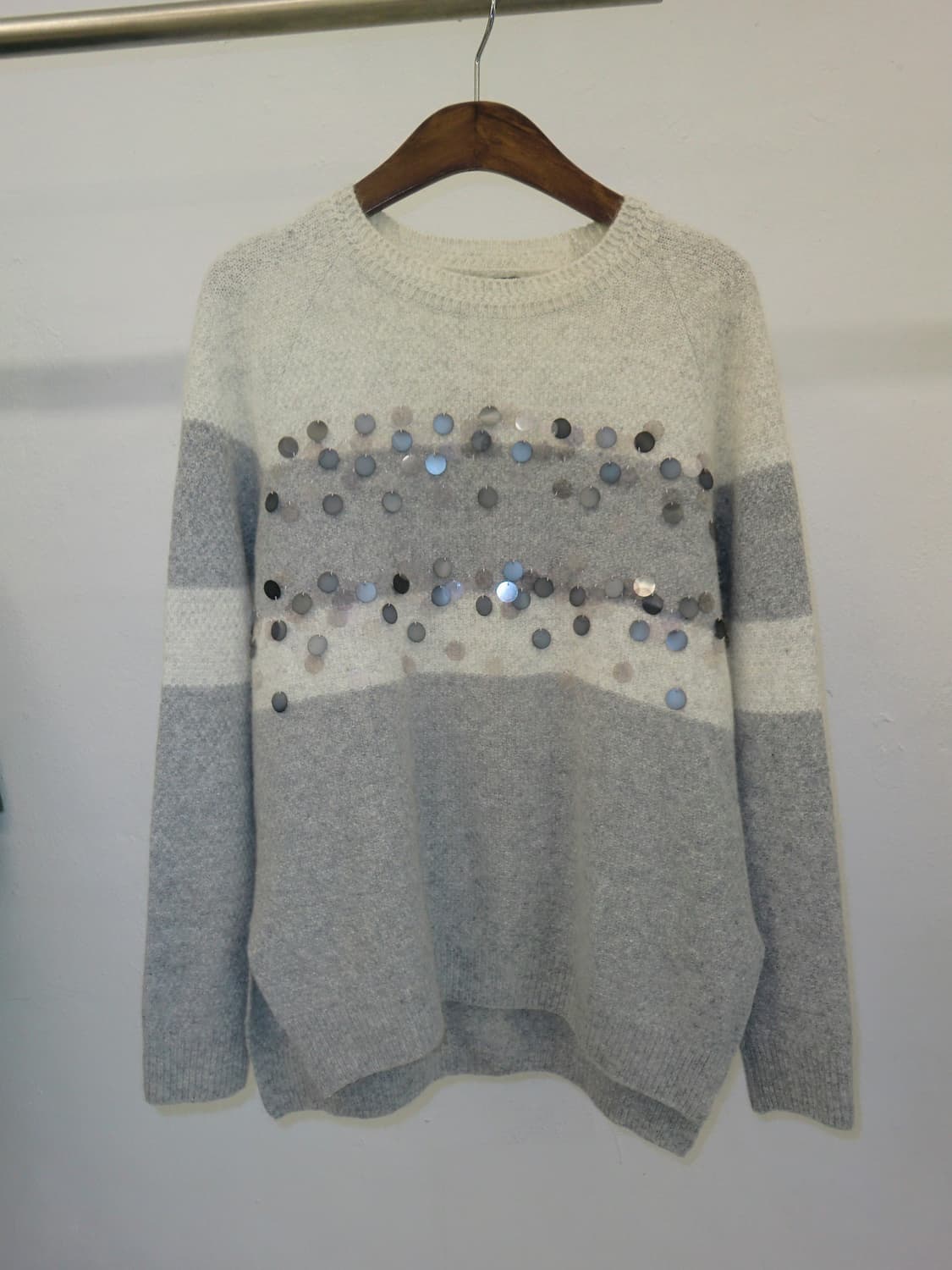 Benetton spangled knit 상품이미지1