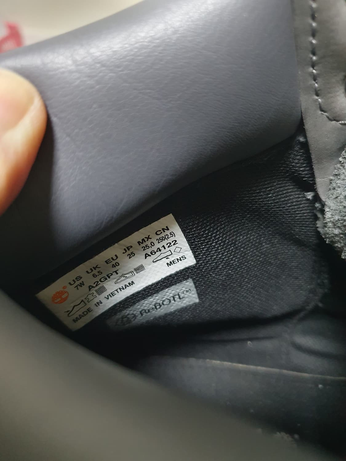 팀버랜드 6인치 다크 그레이 부츠 250 상품이미지10