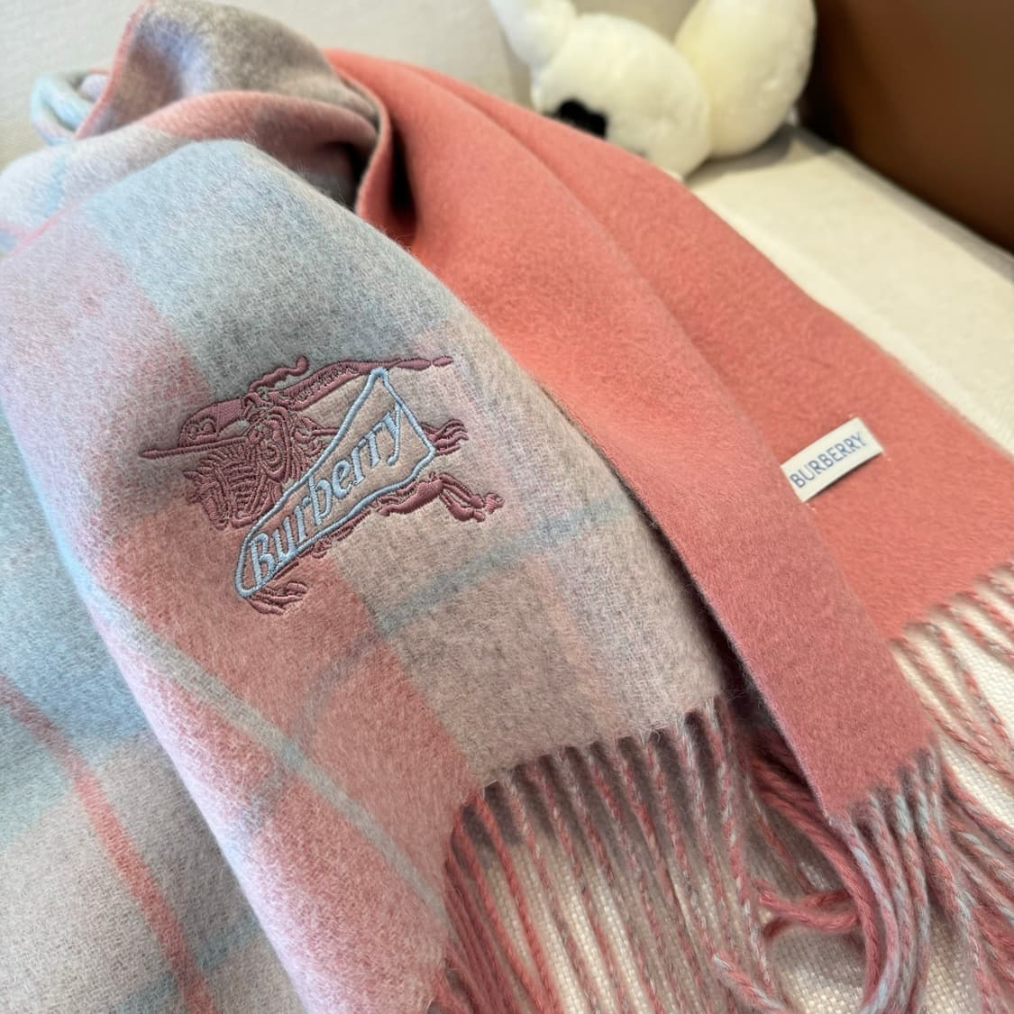 버버리 리버서블 스카프 100% 램스울 상품이미지3