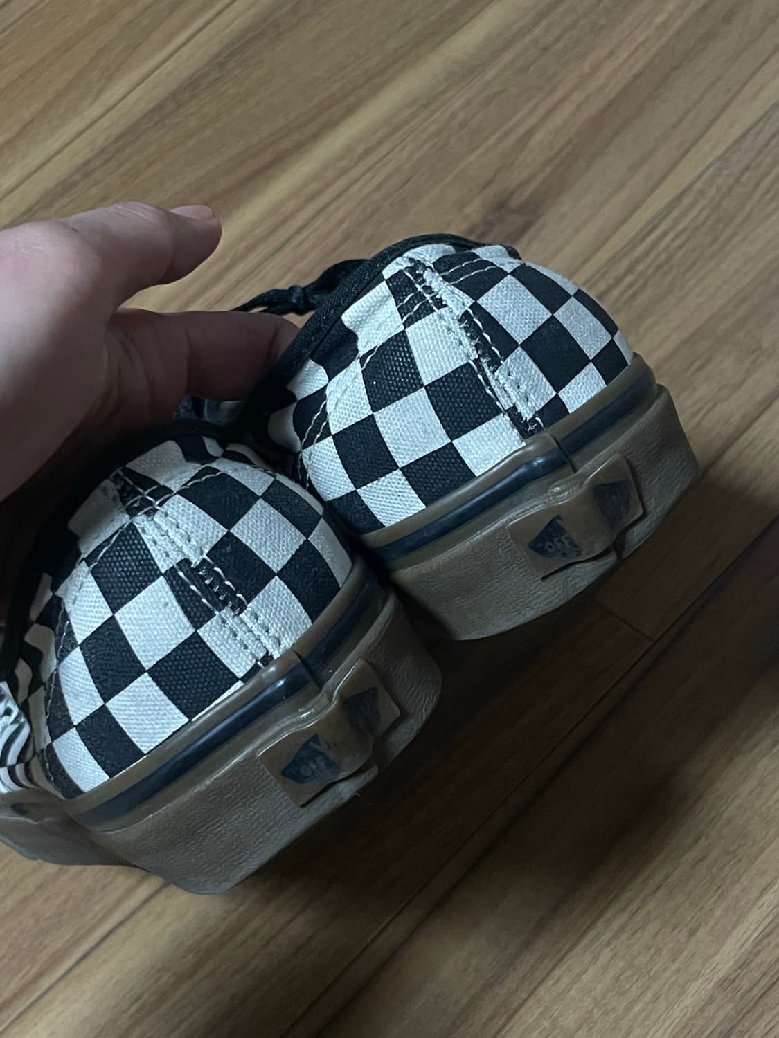 VANS 반스 체커보드 검솔 260 상품이미지4