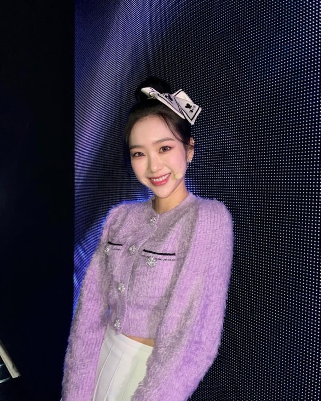 셀프 포트레이트 Lilac Fluffy Knit Cardigan (L) 상품이미지1