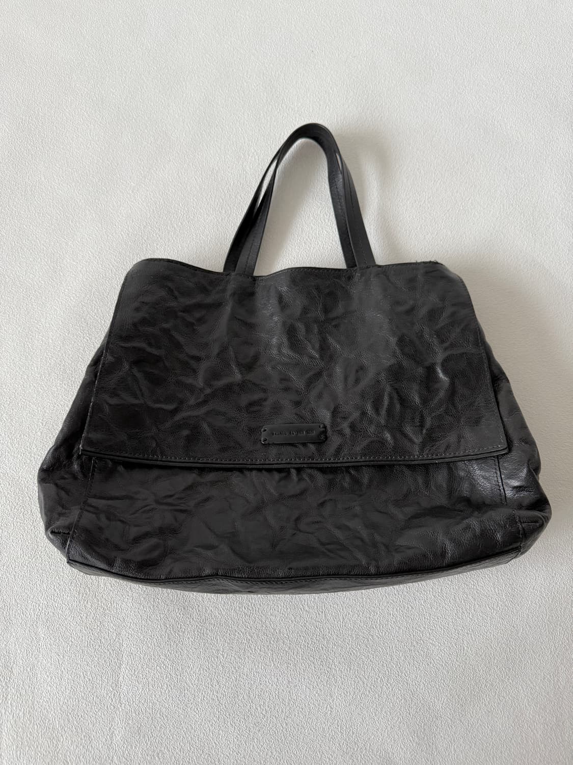 Pre owned 레더 토트백 상품이미지3