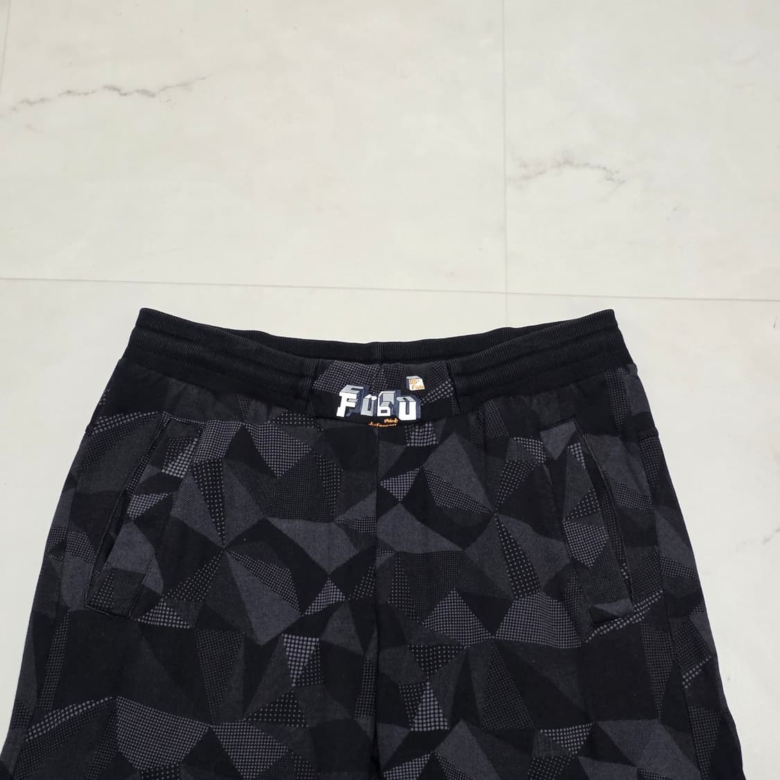 76 M) FUBU 카고 패턴 스웻 버뮤다팬츠 상품이미지2