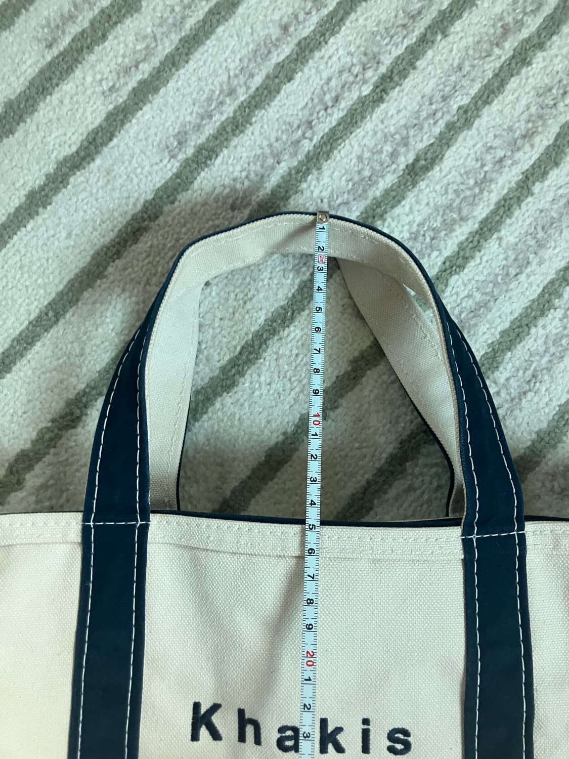 카키스 엘엘빈 별주 토트백 네이비 상품이미지9