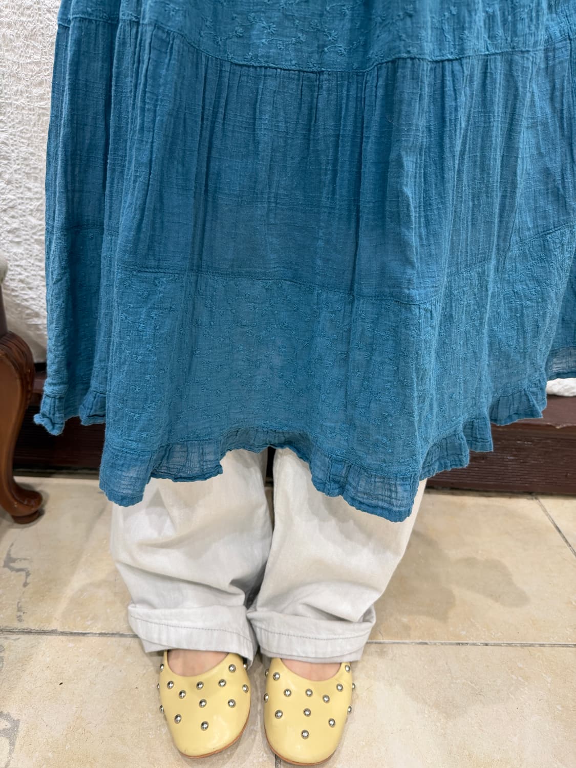 Ocean Mist Tiered Dress 상품이미지7