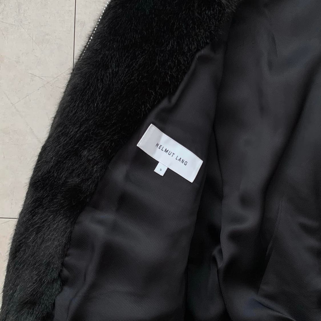 헬무트랭 포우 밍크 봄버 자켓 상품이미지5