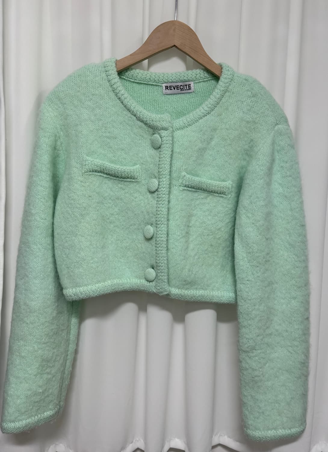 레브시티 코코 브러쉬 가디건 상품이미지2