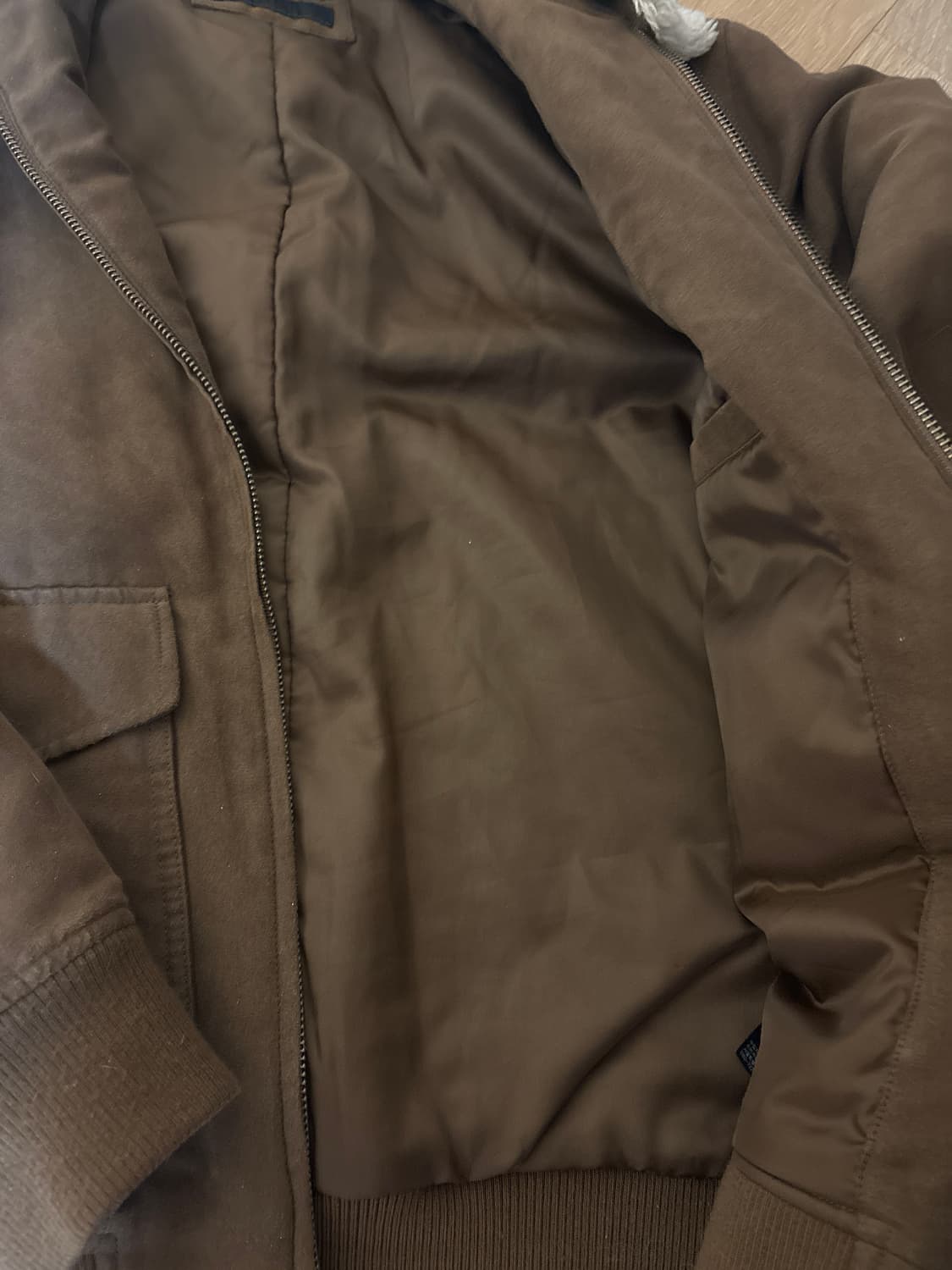 유니클로 스웨이드 점퍼 M 상품이미지2