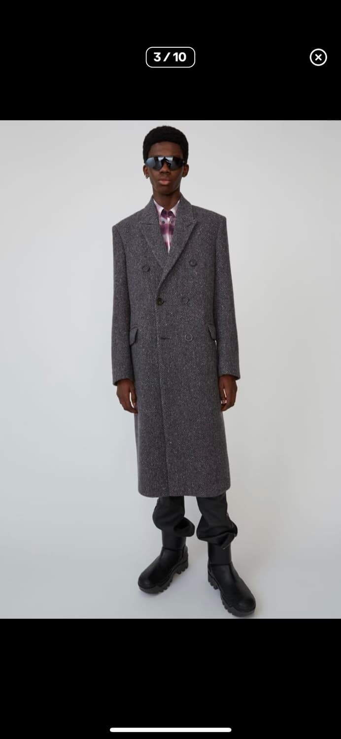 아크네스튜디오 헤링본 더블코트 상품이미지6