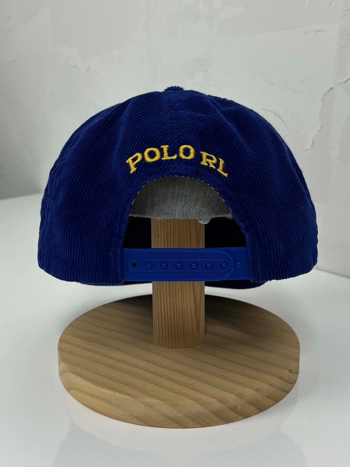 폴로 랄프로렌 로얄네이비 러버 스펠아웃 코듀로이 트러커 볼캡 모자 상품이미지6