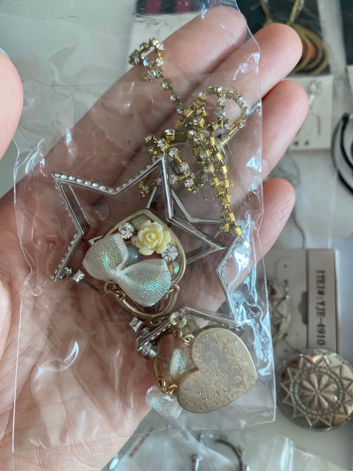 새상품 화려한 귀걸이 20세트 상품이미지8