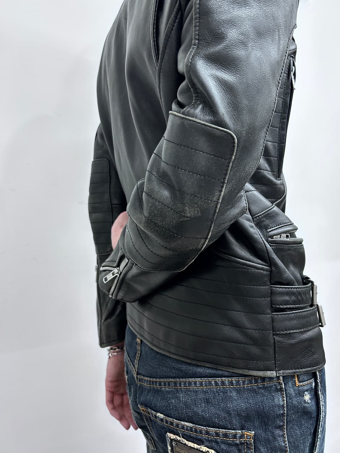 206 옴므 레더 라이더 자켓 상품이미지7