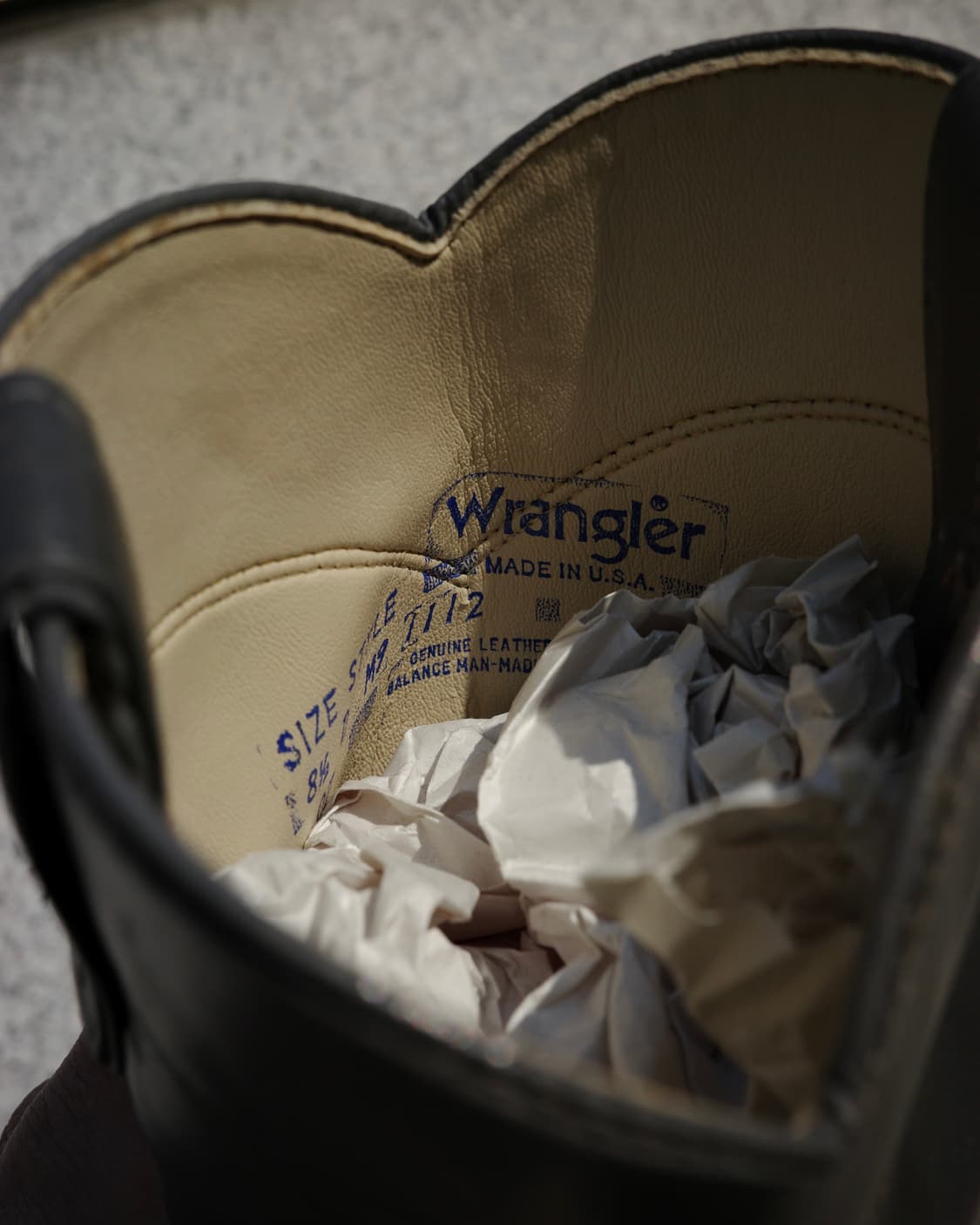 80s Wrangler 그레이 로퍼 웨스턴 부츠 상품이미지3