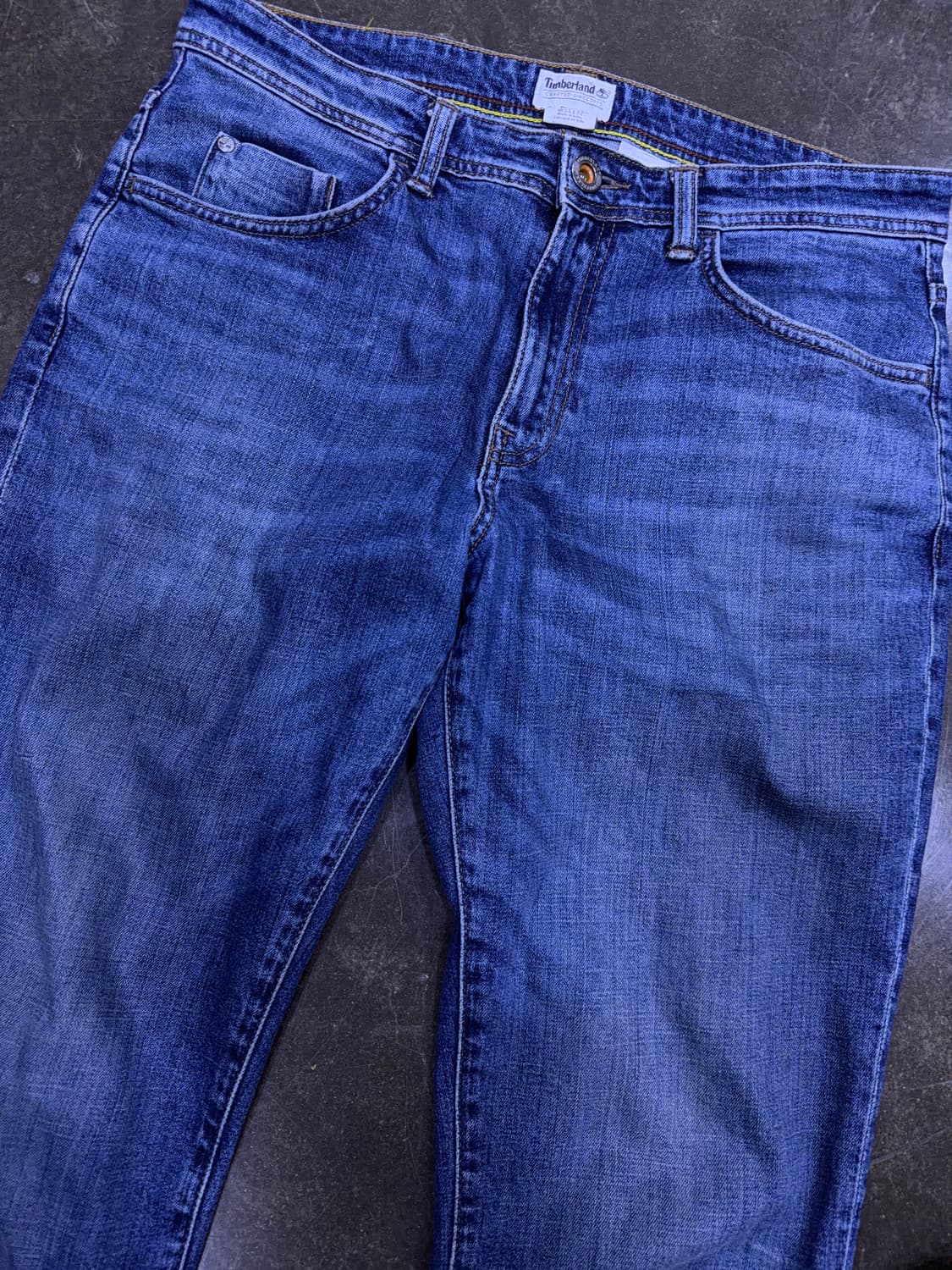 팀버랜드 슬림핏 스트레치 빈티지 워싱 데님팬츠 33 상품이미지3