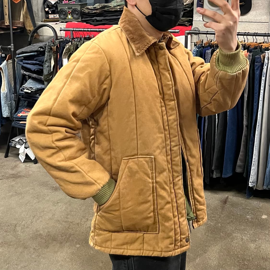 90s Walls 퀼팅 덕 워크 자켓 (105) 상품이미지8