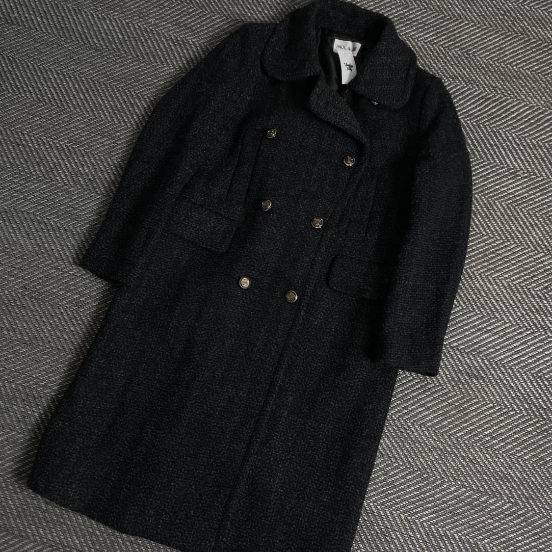 폴앤조 파리 아카이브 트위드 롱코트y 3354 상품이미지1