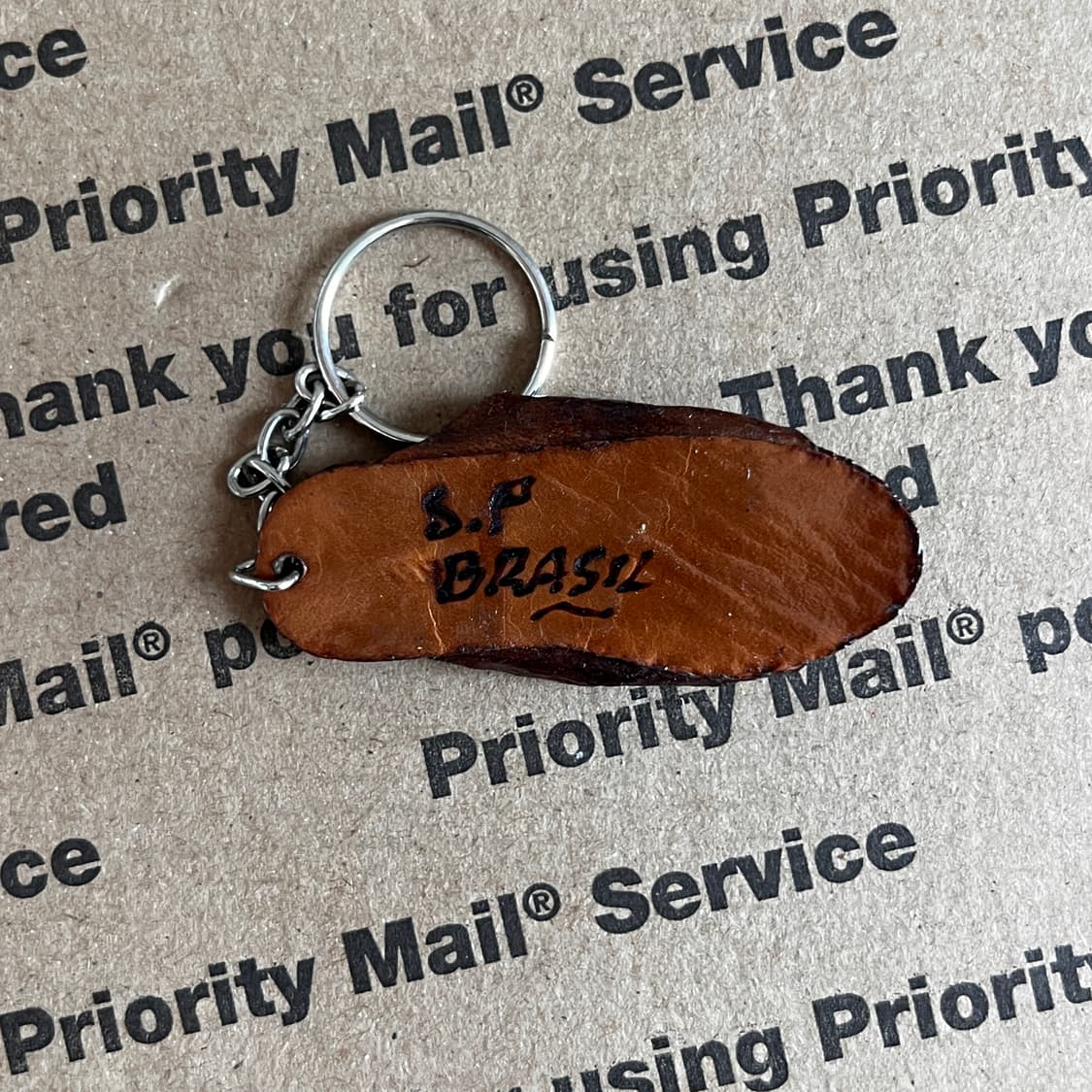 90s vtg Leather Sandal Keyring 상품이미지2